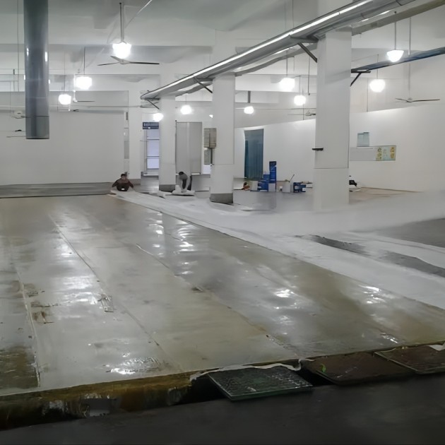 泰州防腐蚀地坪,环氧玻纤地坪，玻纤工业地坪，环氧玻纤布地坪,乙烯基玻纤布地坪产品图3